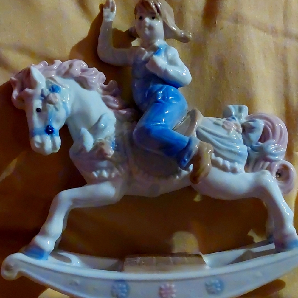 Paul Sebastian “Girl on Rocking Horse”